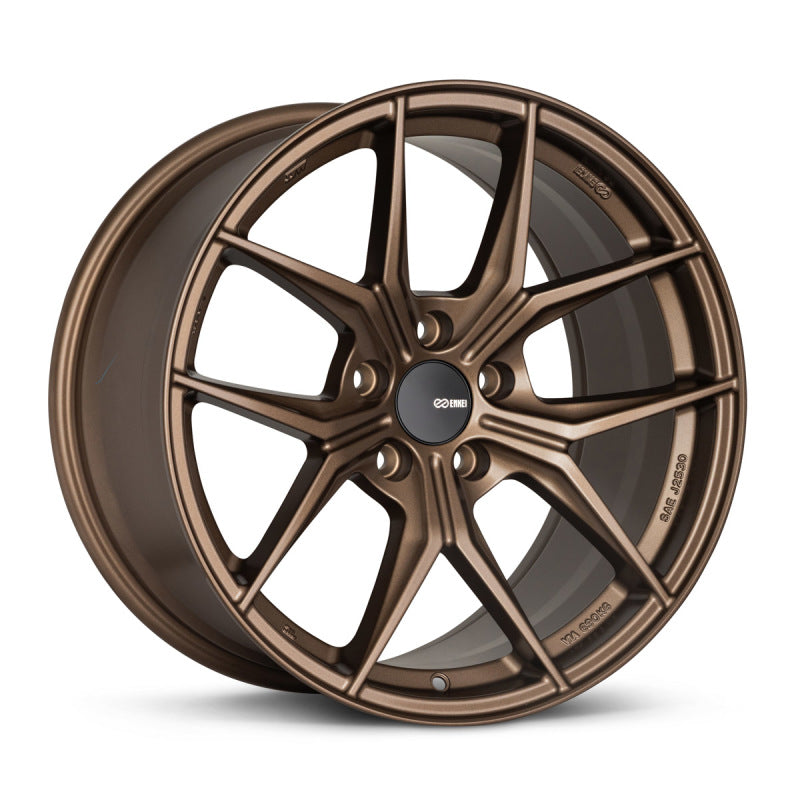 Enkei TSR-X 18x8.5 38mm Offset 5x114.3 ZP 72.6mm Bore Gloss Bronze Wheel Enkei Wheels - Cast  AXOPROS