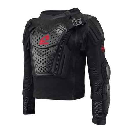 EVS Comp Suit Black/Red Youth - Large EVS Body Protection  AXOPROS