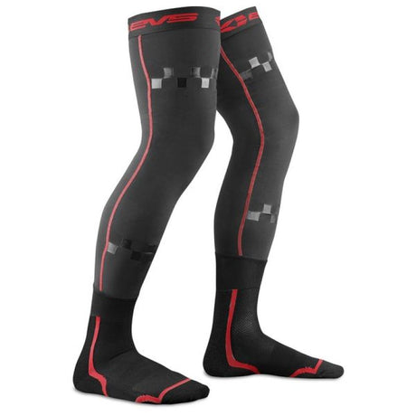 EVS Fusion Sock Combo Black/Red - Large/XL EVS Footwear  AXOPROS