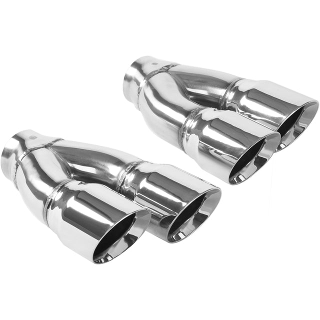Exhaust Tip Set - Quad Round - 2.25In. MagnaFlow Exhaust Products Exhaust Tail Pipe Tip  AXOPROS