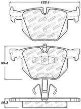 StopTech Performance 06 BMW 330 Series (Exc E90) / 07-09 335 Series Rear Brake Pads Stoptech Brake Pads - Performance  AXOPROS