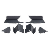 Rugged Ridge Inner Fender Liners Rear Aluminum Black 20-21 Jeep Gladiator JT Rugged Ridge Fender Flares  AXOPROS