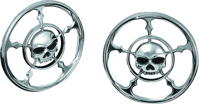 Kuryakyn Zombie Speaker Grills Chrome Kuryakyn Exterior Trim  AXOPROS