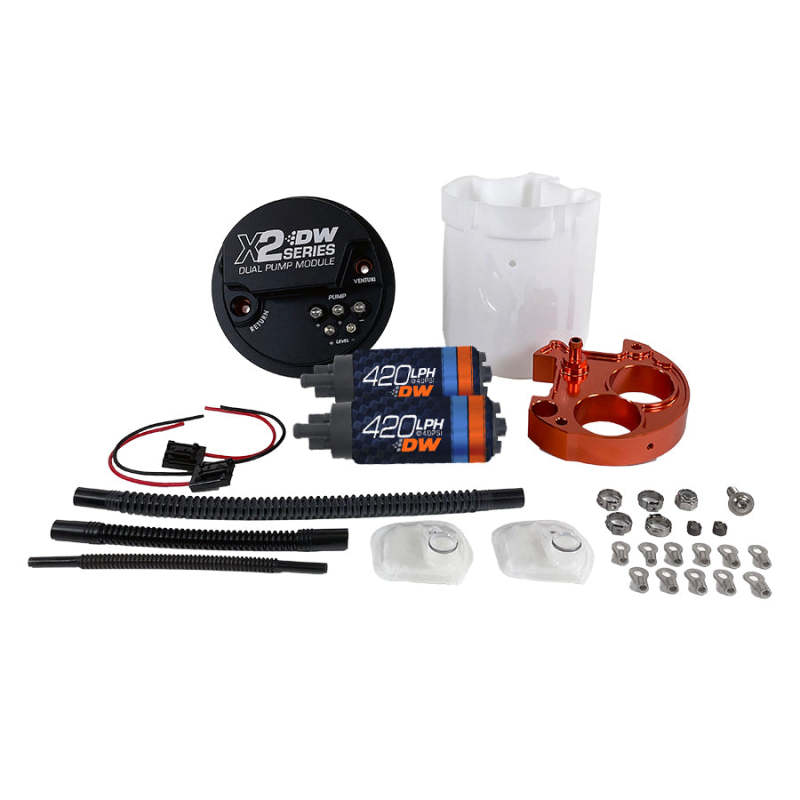Deatschwerks X2 Series Fuel Pump Module with Dual DW420 Pumps For 2008-21 WRX/STI DeatschWerks Fuel Pumps  AXOPROS