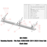 GEN-Y Hitch Gen-Y 11-24 RAM 2500/3500 Crew Cab Running Boards Running Boards aftermarket performance part