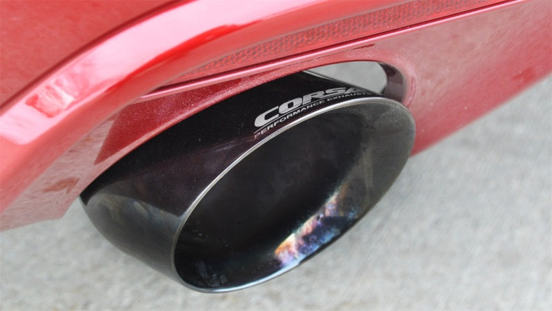 Corsa 2015-2017 Ford Mustang GT Fastback 5.0 3in Xtreme Cat Back Exhaust w/ Dual Black 4.5in Tips CORSA Performance Catback  AXOPROS