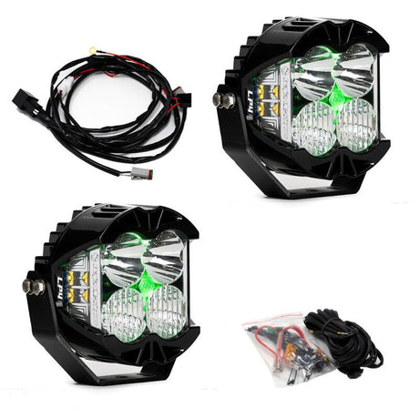 Baja Designs Baja Designs LP4 Pro Driving/Combo LED - Green Backlight (Pair) Light Bars & Cubes aftermarket performance part