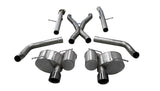 Corsa 2012-21 Jeep Grand Cherokee SRT 2.75in Dual Rear Xtreme Cat-Back Exhaust - Black PVD TipFinish CORSA Performance Catback  AXOPROS