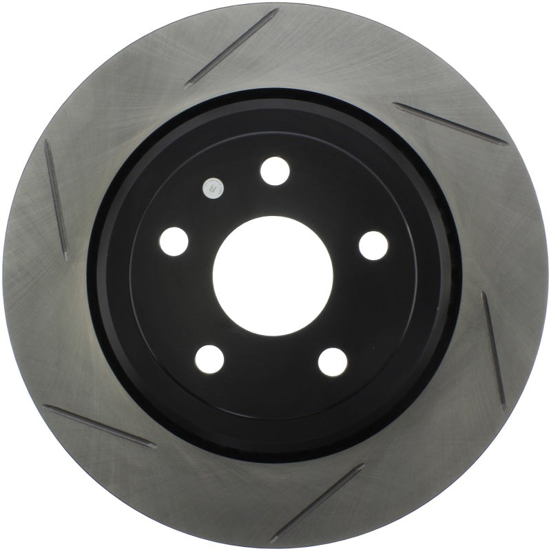 StopTech 12-13 Jeep SRT8 Rear Right Slotted Sport Brake Rotor Stoptech Brake Rotors - Slotted  AXOPROS