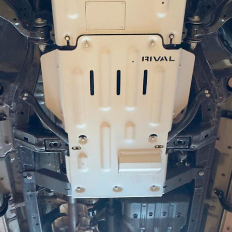 Rival 10-24 Toyota 4Runner Aluminum Transmission Transfer Case Catalytic Converter Skid Plate Rival 4x4 Skid Plates  AXOPROS