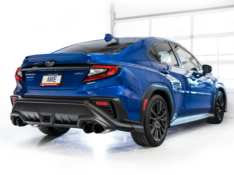 AWE Tuning 2022+ VB Subaru WRX Touring Edition Exhaust - Diamond Black Tips AWE Tuning Catback  AXOPROS