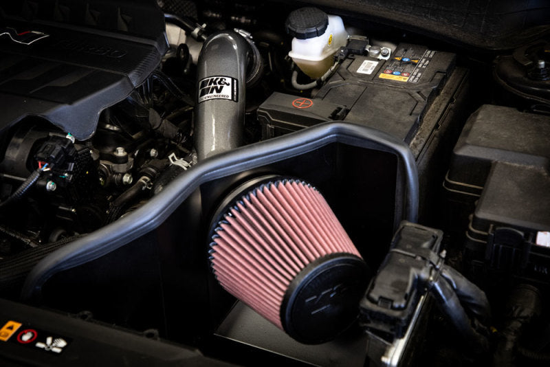 K&N 2022 Hyundai Elantra N 2.0L L4 Silver Typhoon Intake K&N Engineering Cold Air Intakes  AXOPROS