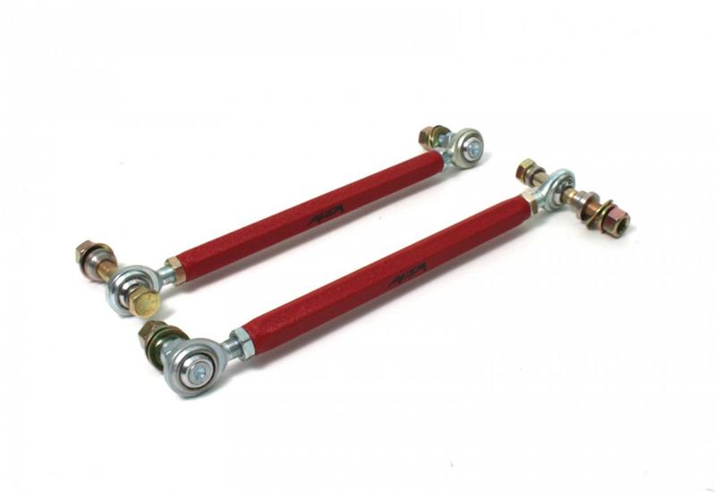 ALTA 02-12 Mini Cooper/S/JCW (Incl. 05-12 Convertible) & 09-12 Clubman Rear Endlinks Adj. Pair - Red Alta Sway Bar Endlinks  AXOPROS