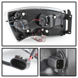 Spyder Dodge Ram 1500 06-08/Ram 2500 06-09 Projector Headlights LED Halo LED Blk PRO-YD-DR06-HL-BK SPYDER Headlights  AXOPROS