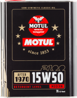Motul 15W50 Classic 2100 Oil - 10x2L Motul Motor Oils  AXOPROS