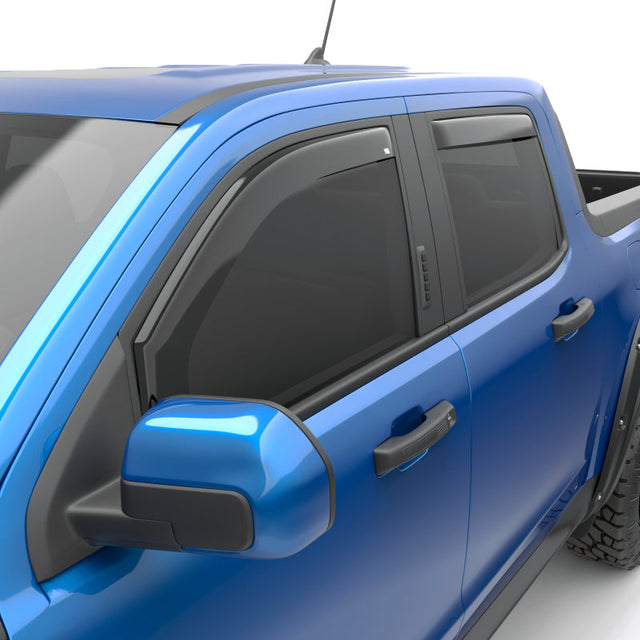 EGR 22-23 Ford Maverick Lariat XL XLT Front/Rear Window Visors - Dark Smoke Finish EGR Wind Deflectors  AXOPROS