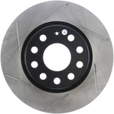 StopTech Power Slot 06-10 Audi A3 / 09 VW CC (Passat CC) / 06-09 GTI Mk V Left Rear Slotted Rotor Stoptech Brake Rotors - Slotted  AXOPROS