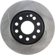 StopTech Power Slot 06-10 Audi A3 / 09 VW CC (Passat CC) / 06-09 GTI Mk V Right Rear Slotted Rotor Stoptech Brake Rotors - Slotted  AXOPROS