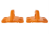 Ford Racing 2021+ Bronco Front Bumper Tow Hooks - Orange (Pair) Ford Racing Tow Hooks  AXOPROS