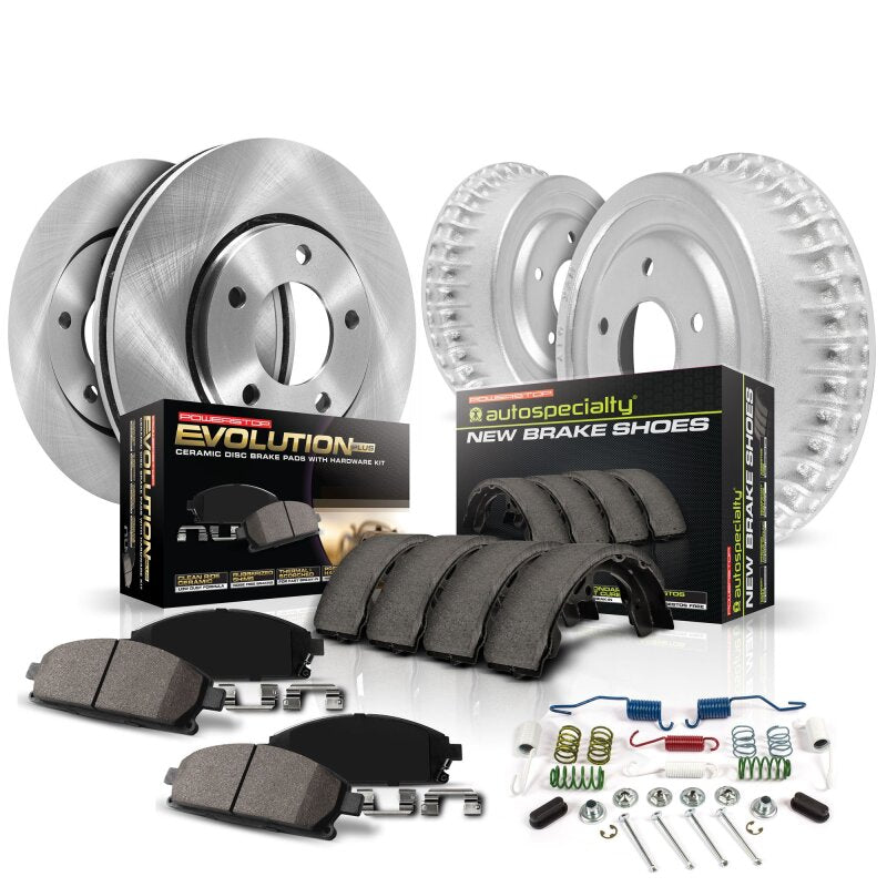 PowerStop Power Stop 18-24 Nissan Kicks Rear Autospecialty Drum Kit Brake Drums aftermarket performance part