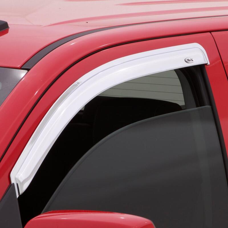 AVS 99-07 Chevy Silverado 1500 Standard Cab Outside Mount Front Window Ventvisor 2pc - Chrome AVS Wind Deflectors  AXOPROS