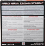 K&N Custom Round Filter 5-1/8in FLG / 9in OD x 4-1/8in HW/VENT K&N Engineering Air Filters - Direct Fit  AXOPROS
