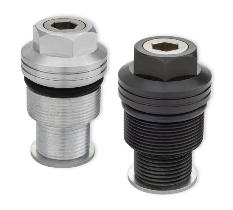 Burly Brand 39mm Fork Preload Adjuster - Black Burly Brand Preload Adjusters  AXOPROS