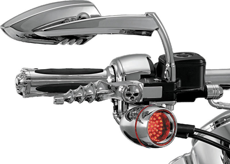 Kuryakyn Scythe Mirrors Chrome Kuryakyn Rear View Mirrors  AXOPROS