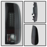Spyder Ford F150 side 97-03/F250 Super Duty 99-07 LED Tail Lights Blk Smke ALT-YD-FF15097-LED-BSM SPYDER Tail Lights  AXOPROS