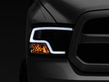 Raxiom 09-18 RAM 1500 LED Halo Projector Headlights- Black Housing (Clear Lens) Raxiom Headlights  AXOPROS