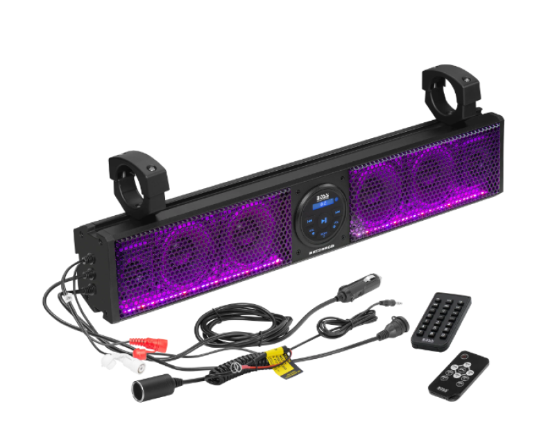 Boss Audio Systems ATV UTV 26in Sound Bar System w/ RGB Illumination Boss Audio Audio  AXOPROS