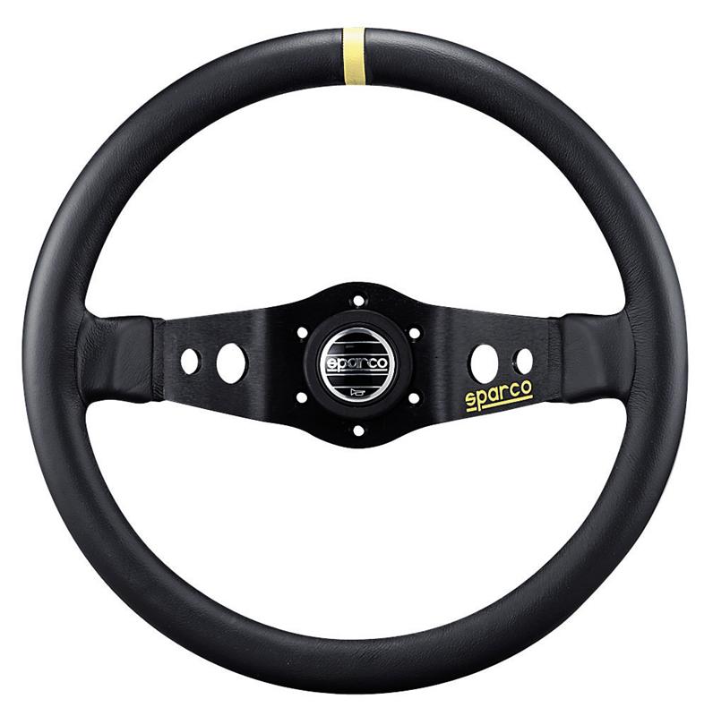 Sparco Steering Wheel 215 Suede Black SPARCO Steering Wheels  AXOPROS