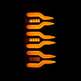 AlphaRex 07-08 Dodge Ram 1500/07-09 Dodge Ram 2500+3500 Luxx-Series LED Tail Lights (Pair) Black AlphaRex Tail Lights  AXOPROS