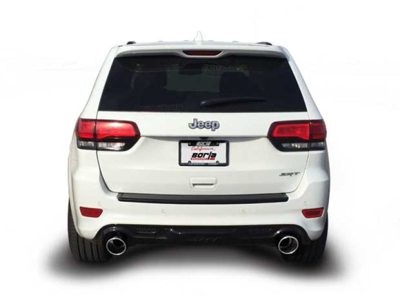 Borla 2015 Jeep Grand Cherokee SRT8 S-Type Dual Round Rolled Exit Catback Exhaust Borla Catback  AXOPROS