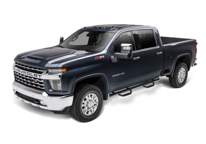 N-Fab Nerf Step 2019 Chevy/GMC 1500 Crew Cab - Cab Length Gloss - Black - 3in N-Fab Side Steps  AXOPROS