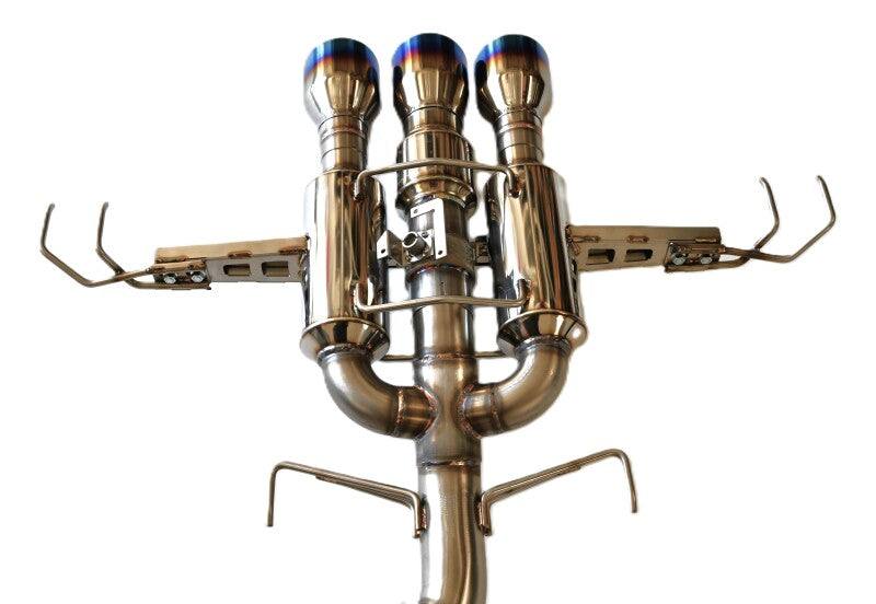 Invidia 22+ HONDA CIVIC TYPE-R FL5 R400 SINGLE LAYER TI TIP FULL CAT-BACK (NON POLISH PIPE) Invidia Catback  AXOPROS