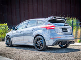 Borla 16-17 Ford Focus RS 2.3L MT Round Angle-Cut Tips Split Rear Exit ATAK Catback Exhaust Borla Catback  AXOPROS