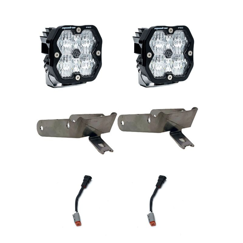 Baja Designs Baja Designs 99-10 Ford Super Duty Squadron 2.0 Pro Fog Pocket Kit Fog Lights aftermarket performance part