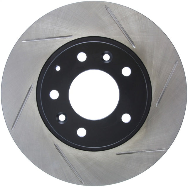StopTech Power Slot 93-95 Mazda RX-7 SportStop Slotted Front Left Rotor Stoptech Brake Rotors - Slotted  AXOPROS