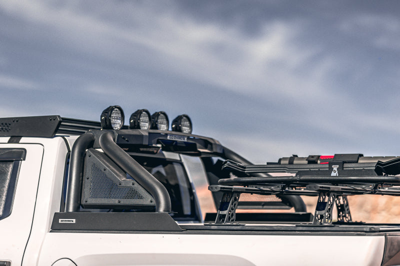 Go Rhino 15-22 Ford F-150 / 07-21 Toy. Tundra XRS Cross Bars Kit - Tex Blk (Attch Tonneau Cvr T-Trk) Go Rhino Truck Bed Rack  AXOPROS