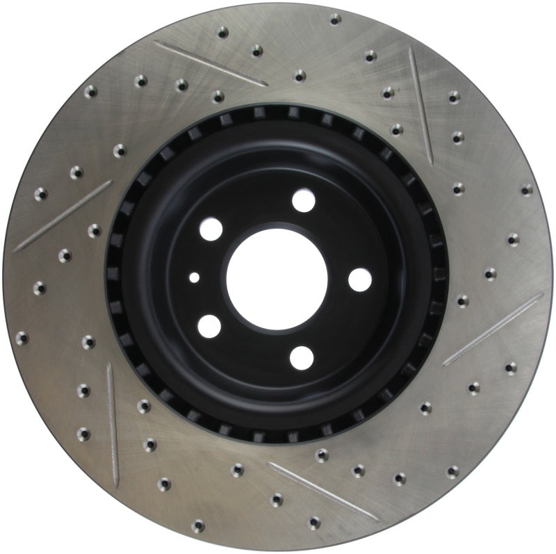StopTech Slotted & Drilled Sport Brake Rotor Stoptech Brake Rotors - Slot & Drilled  AXOPROS