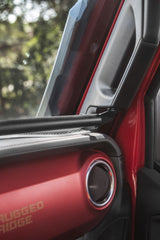 Rugged Ridge 18-21 Jeep Wrangler/Gladiator (JL/JT) Dash Bar - Black Rugged Ridge Dash & Interior Trim  AXOPROS