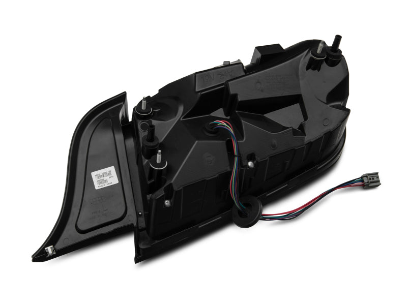 Raxiom 15-22 Ford Mustang Profile LED Tail Lights - Gloss Black Housing (Smoked Lens) Raxiom Tail Lights  AXOPROS