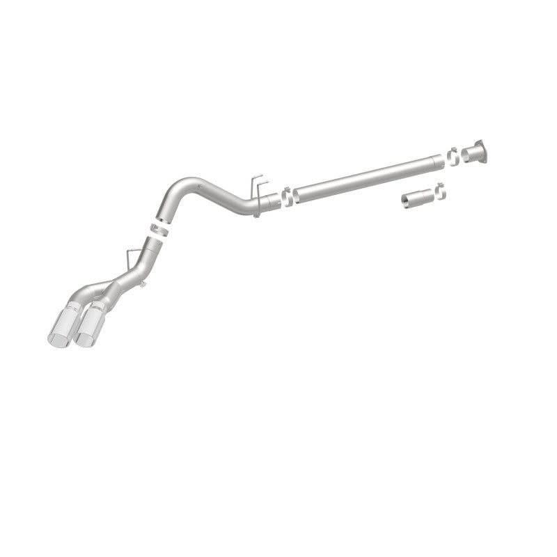 MagnaFlow 08-17 Ford F-250/F-350/F-450 4.6L/6.7 DPF-Back SS 4in Dual Single Passenger Side Rear Exit Magnaflow DPF Back  AXOPROS