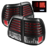 Spyder Toyota Land Cruiser 98-05 LED Tail Lights Black ALT-YD-TLAN98-LED-BK SPYDER Tail Lights  AXOPROS
