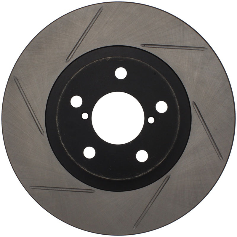 StopTech Power Slot 00-05 Legacy / 7/98-08 Impreza Front Right Sportstop Slotted Rotor Stoptech Brake Rotors - Slotted  AXOPROS