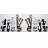 Granatelli 3.0in Stainless Steel Electronic Dual Exhaust Cutout w/Slip Fit & Band Clamp Granatelli Motor Sports Exhaust Cutouts  AXOPROS