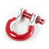 Rugged Ridge Red 7/8in D-Ring Isolator Kit Rugged Ridge Shackle Kits  AXOPROS