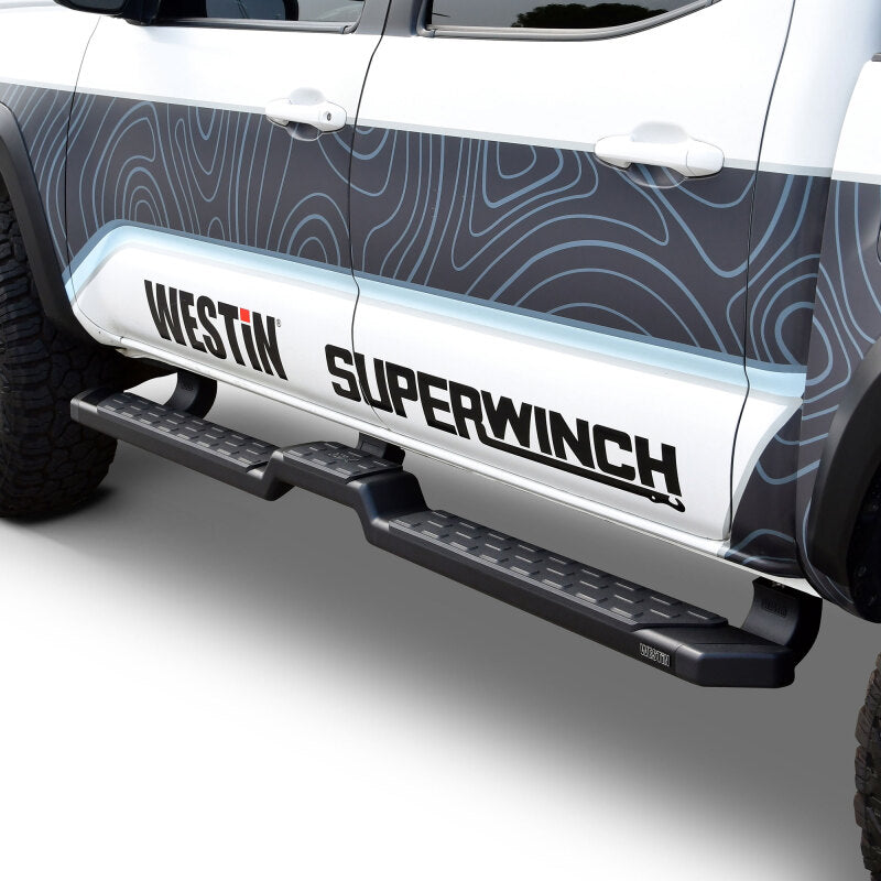 Westin 05-23 Toyota Tacoma DC HDX Running Boards - Tex. Blk Westin Running Boards  AXOPROS