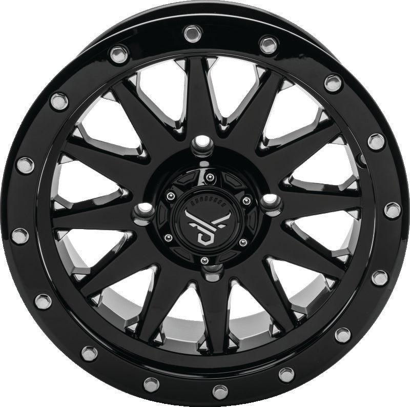 QuadBoss Wagon 15X7 - 4+3 - 4/156 - Milled QuadBoss Wheels - Cast  AXOPROS